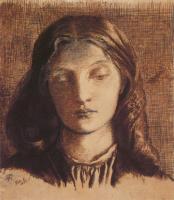 Rossetti, Dante Gabriel - Portrait of Elizabeth Siddal